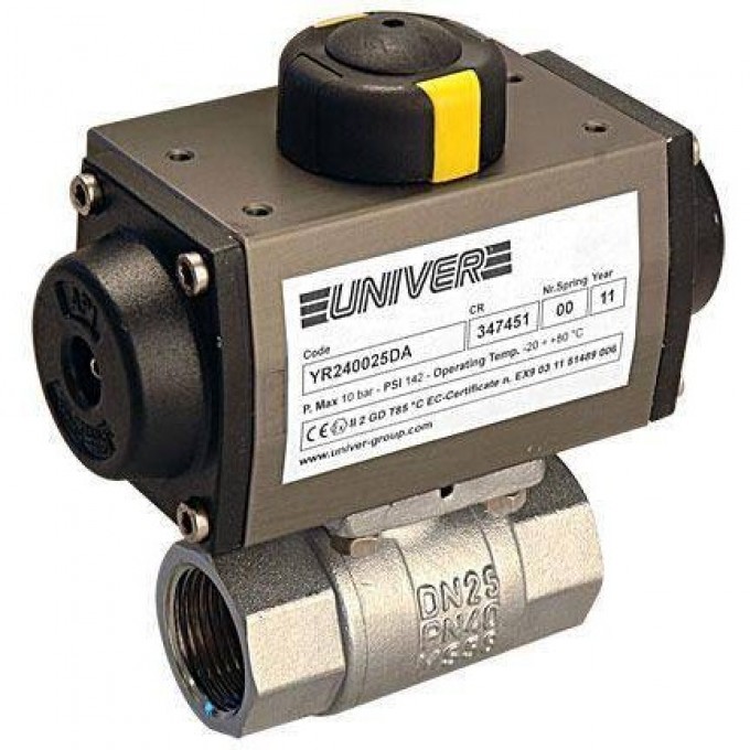 Зажим пневматический UNIVER UNM63 с ручным рычагом O 63 мм 514008